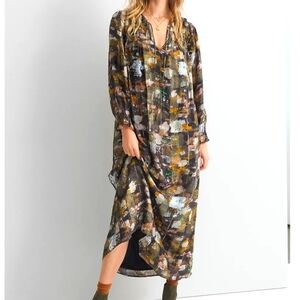 💥BUY 2 GET 1 FREE  Blair Shimmer Maxi Dress Size XS by Anthropolgie